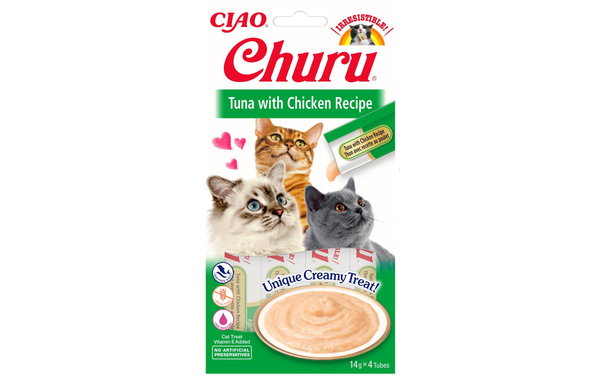 Ciao Churu Pürees Thunfisch & Huhn 4 x 14g