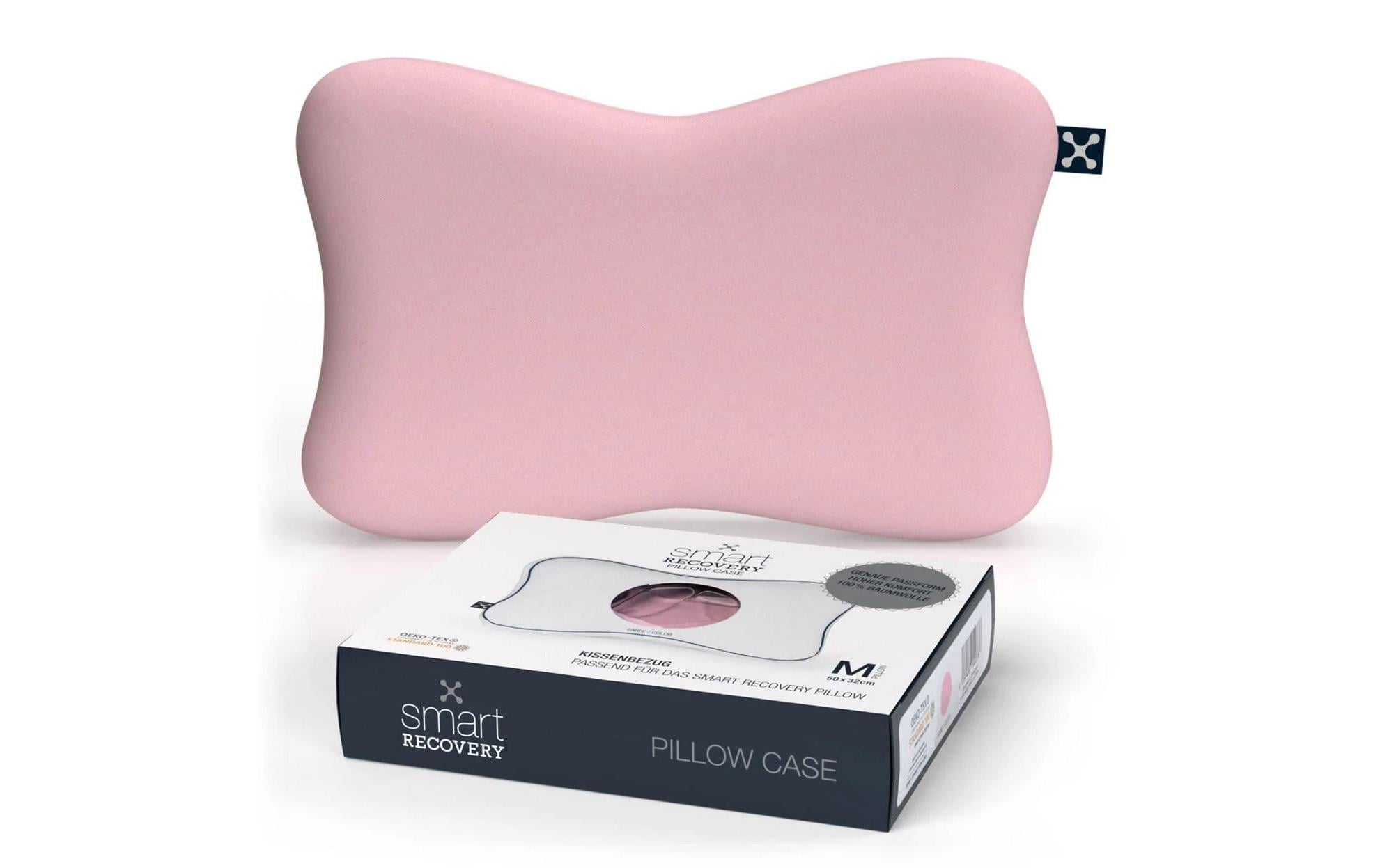 Smart Sleep smart Recovery Pillow Case Bezug, 100% Baumwolle, 40°C, Rose