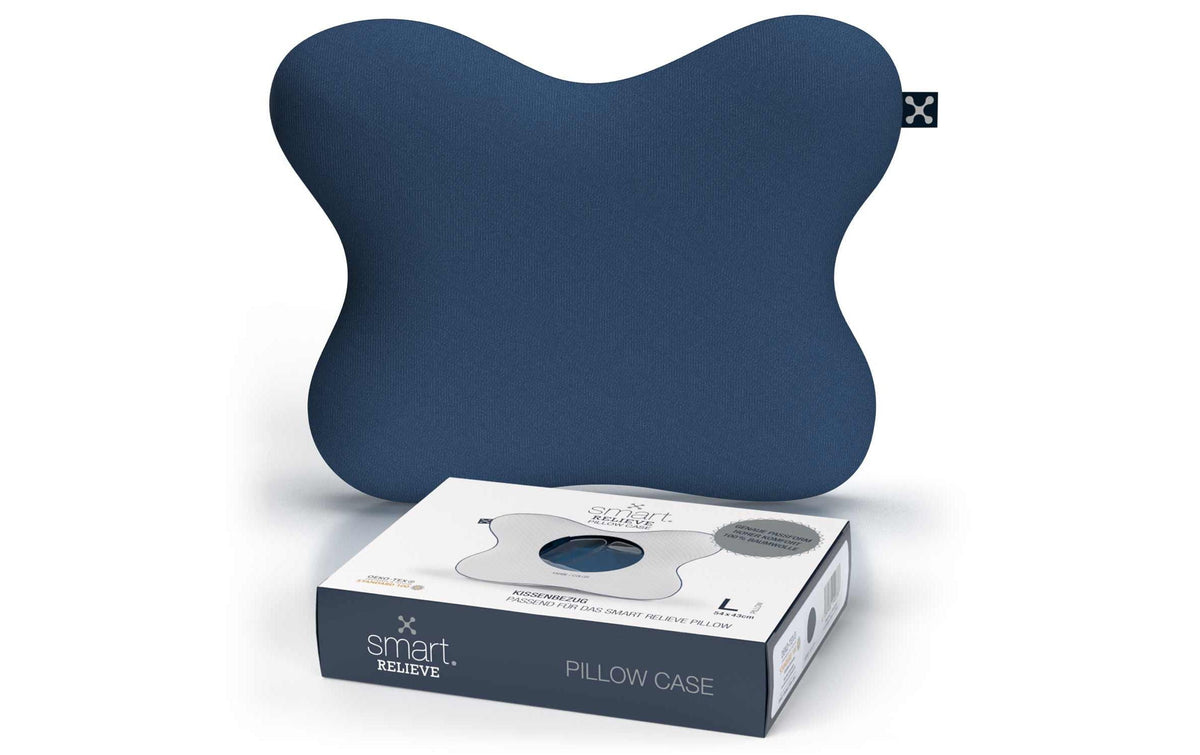 Smartsleep Kopfkissenbezug Relieve L 54 x 43 x 13.5 cm, Dunkelblau