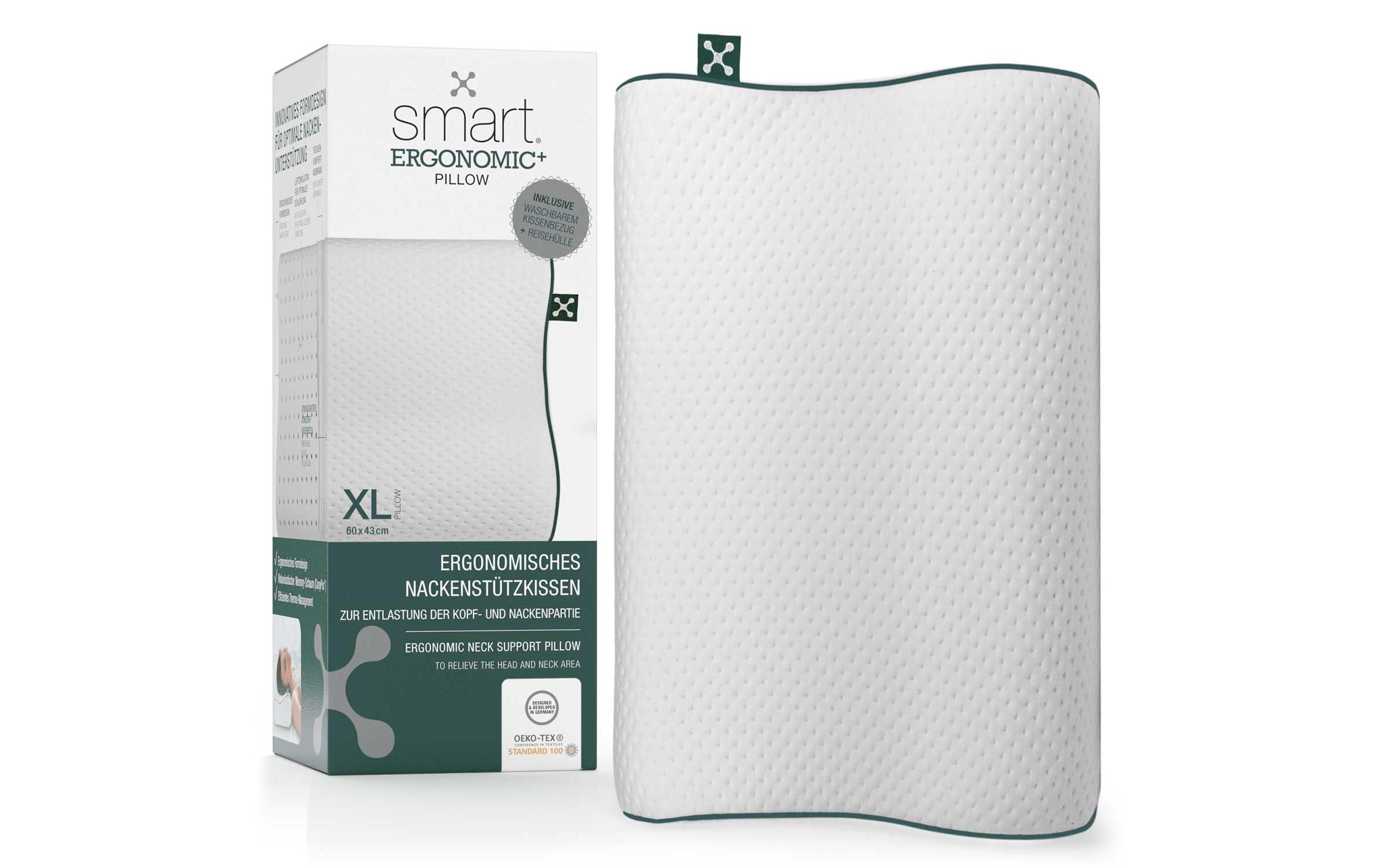 Smart Sleep smart Ergonomic+ Pillow Grösse: Large, Härtegrad: Weich