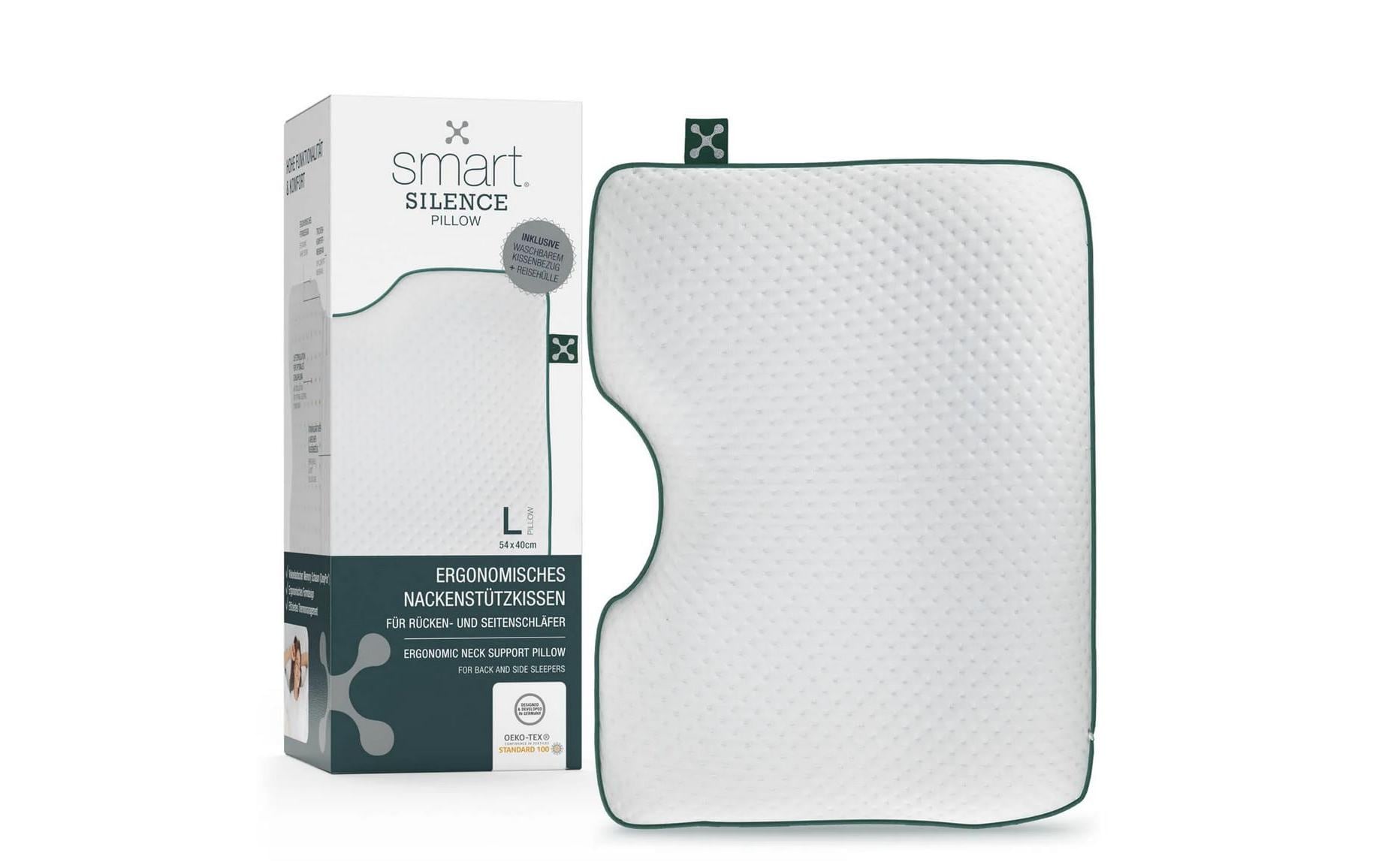 Smart Sleep smart Silence Pillow Grösse: Large, Härtegrad: Mittelweich