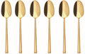 Sambonet Teelöffel Rock 6er Set, Gold, PVD, GK