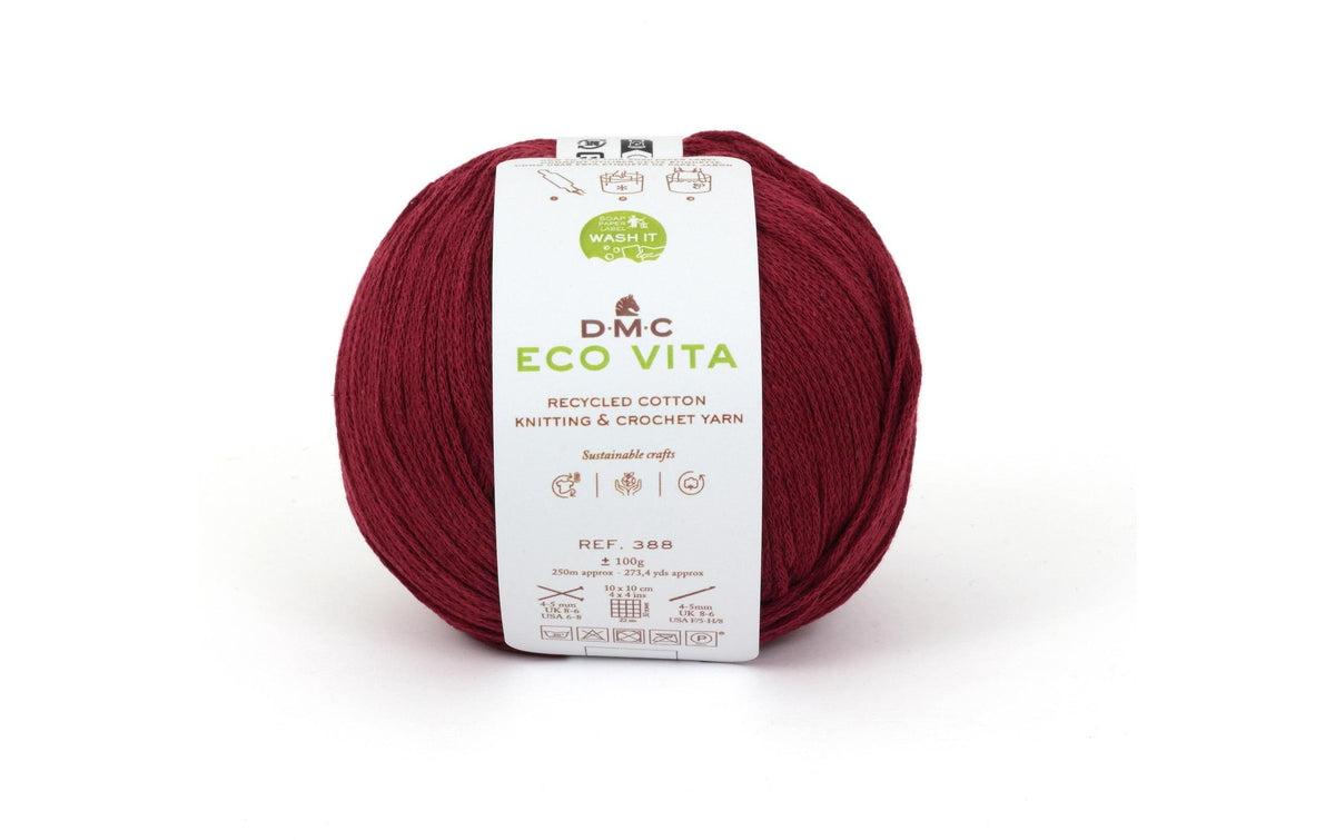 DMC Eco Vita, kaminrot 3 mm, 100 g, 100 % CO, 250 m