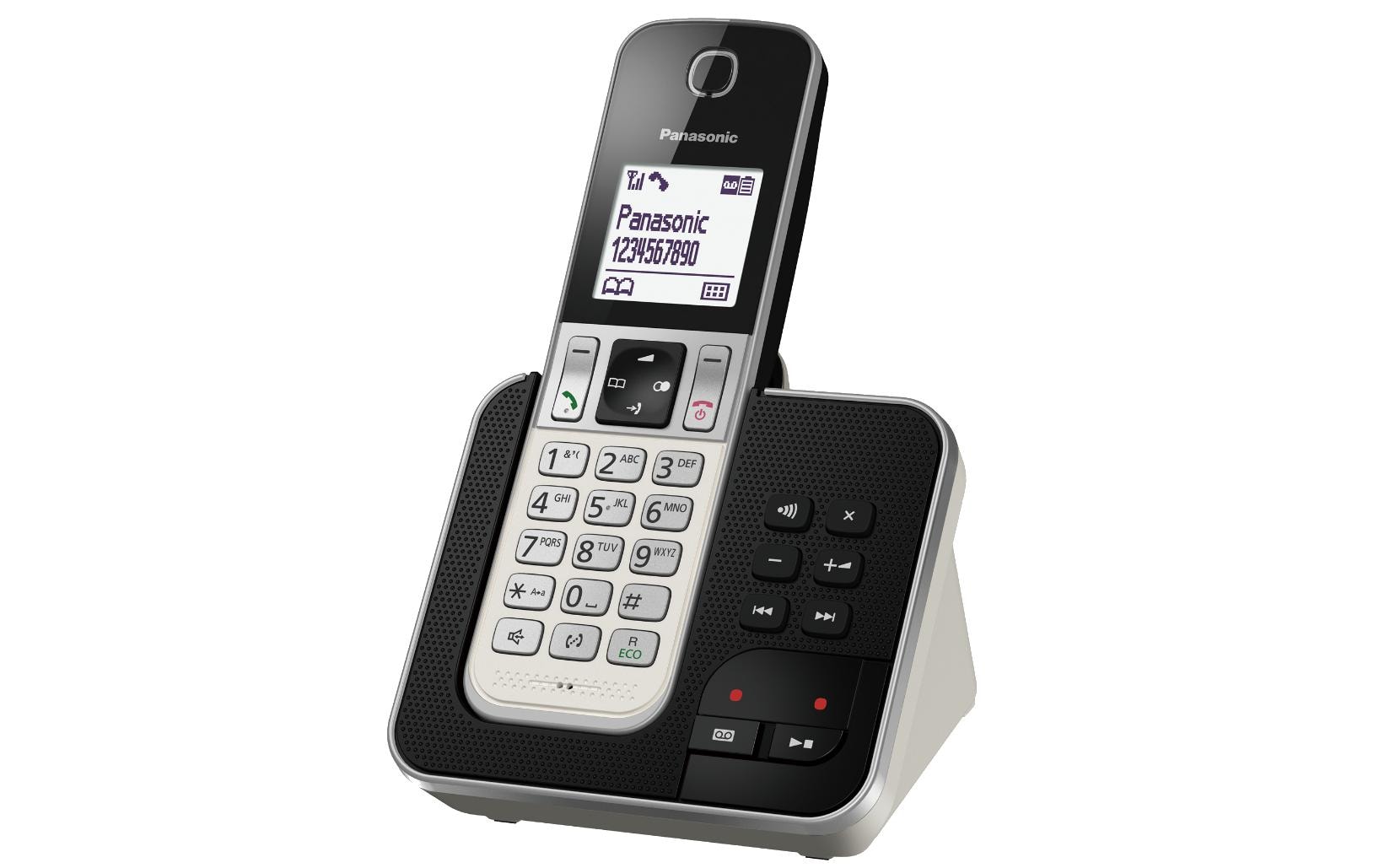 Panasonic KX-TGD320SLW analog, mit AB