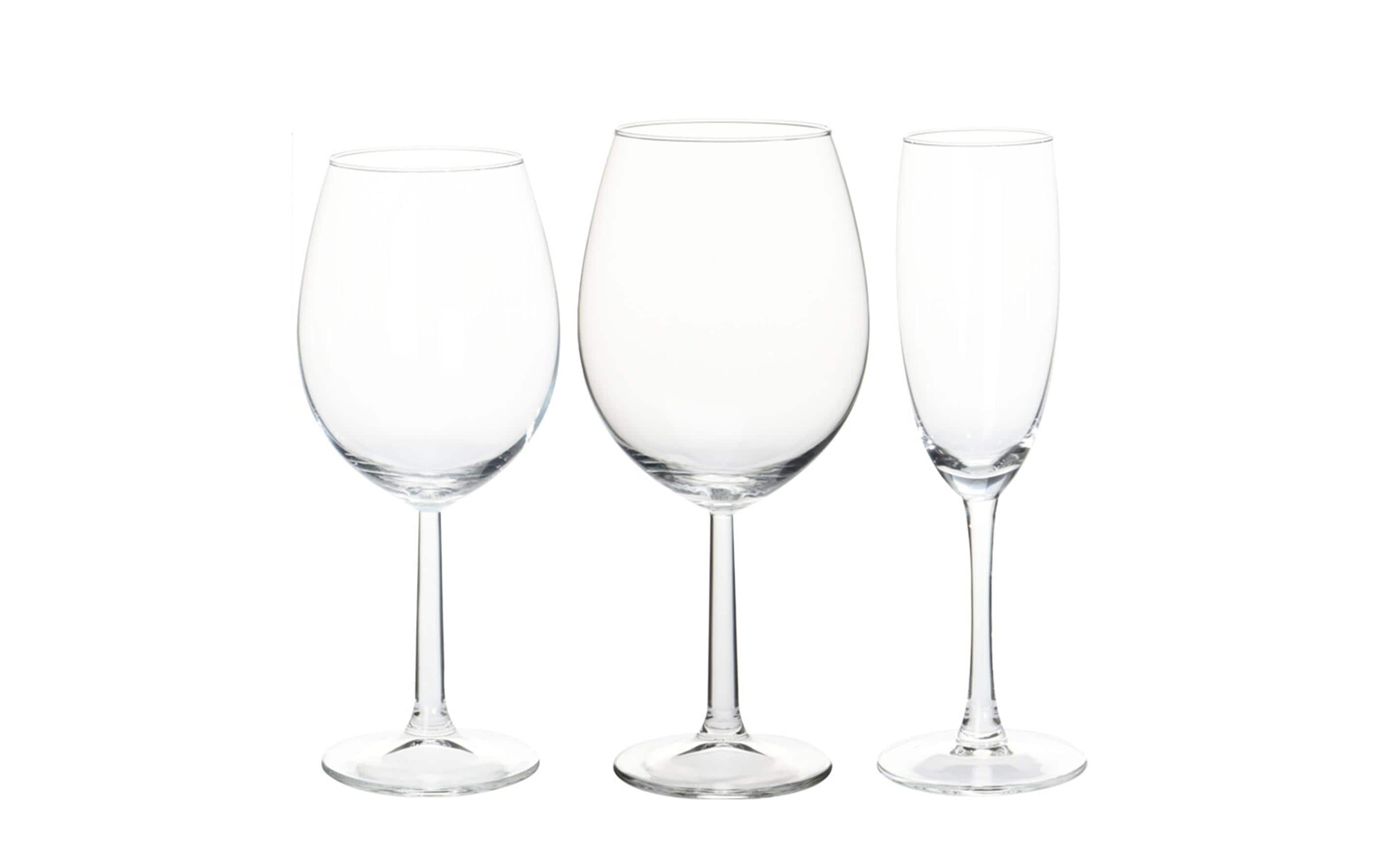 FURBER Trinkgläser 18er Set 6x580ml, 6x430ml, 6x180ml