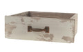 CHALET Schublade Antik Deko grau/weiss Fichte aus China, Grösse: 24x22x8cm