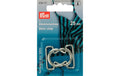 Prym Bikini- + Gürtelverschlüsse, silber 25 mm, Karte