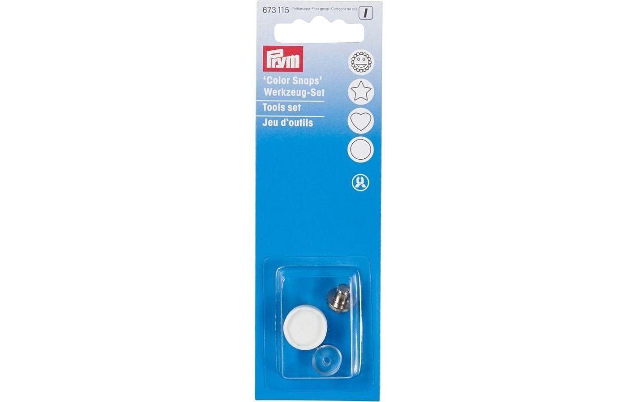 Prym Druckknopf Color Snaps, rund Werkzeug-Set