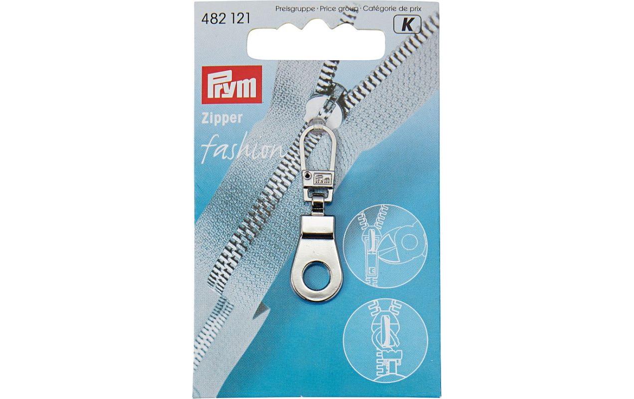 Prym Fashion-Zipper Öse, silber Karte 1 Stk.