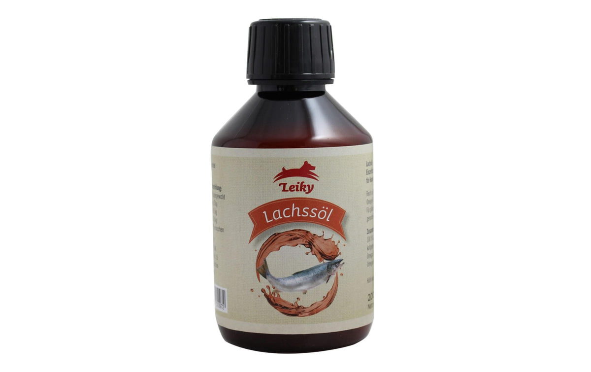 Leiky Lachsöl 200ml Nahrungsergänzung Hund