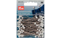 Prym Glaskopfstecknadeln, weiss 0.80 x 48 mm, 30 g, Stahl