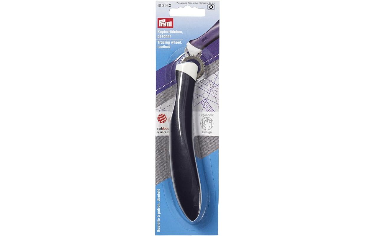Prym Kopierrädchen gezahnt, ergonomic 14.6 cm, Karte, 1 Stk.