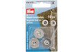 Prym Magnet-Annähknopf, silber 19 mm, Karte 3 Stk.