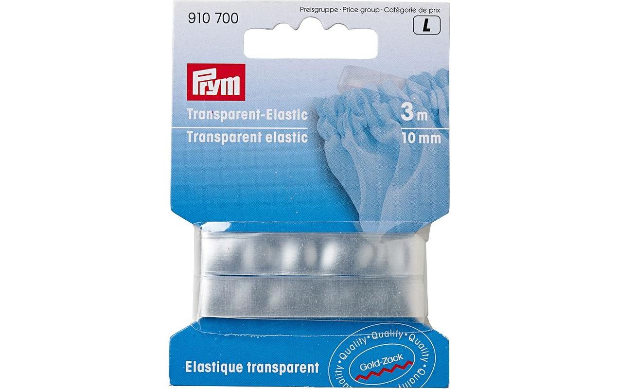 Prym Transparent-Elastic 10 mm, Karte 3 m