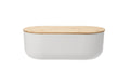 FURBER Brotdose Bambus weiss 35x19x12cm, Polypropyleen