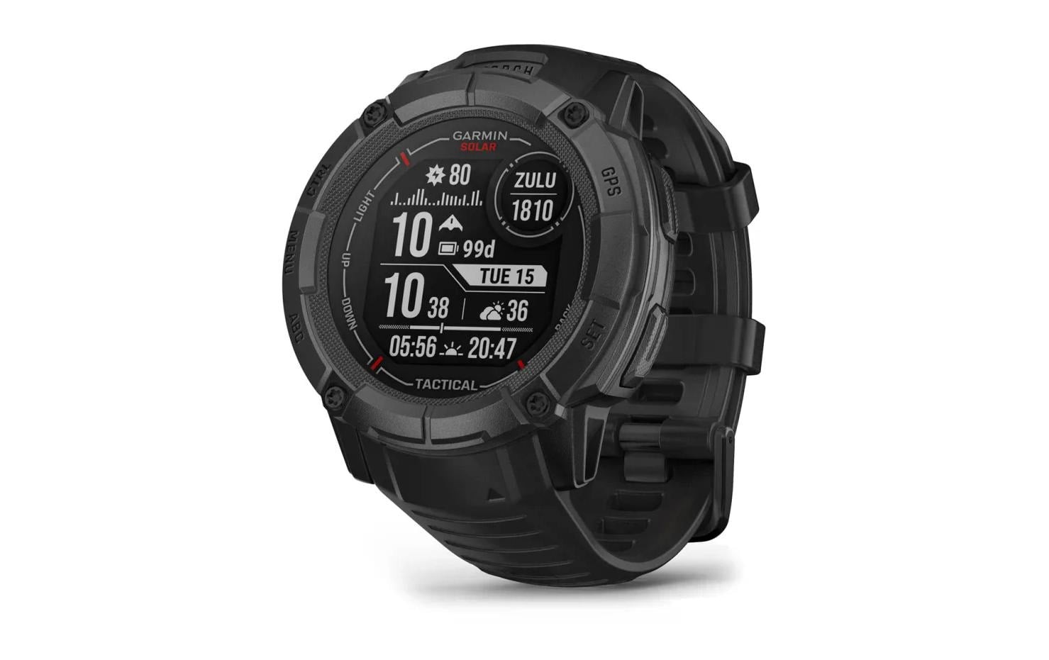 Garmin Instinct 2X Solar Tactical Edition 50mm Gehäuse, Black, Tactical