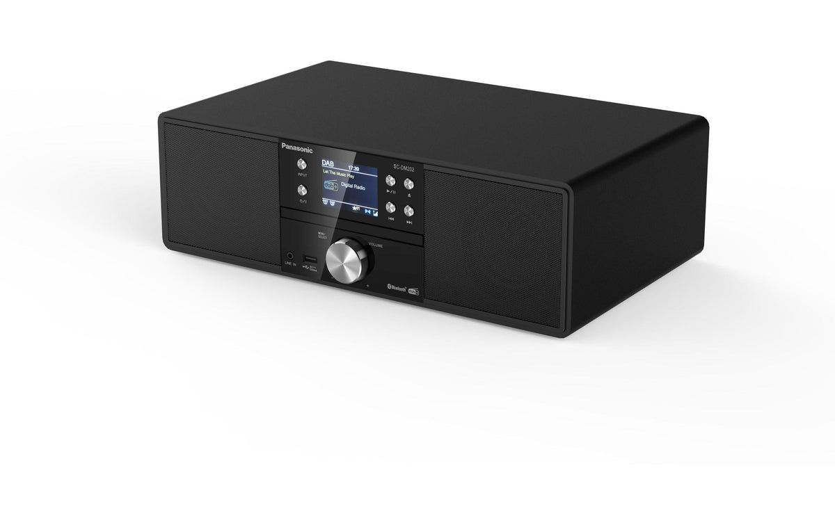 Panasonic SC-DM202EG-K, Micro HiFi-System Schwarz