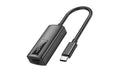 onit USB-C zu RJ-45 Netzwerkadapter Aluminium Gehäuse, 1Gbps, schwarz