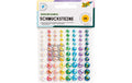 Folia Schmucksteine Iridescent Rainbow 80 Stück, selbstklebend