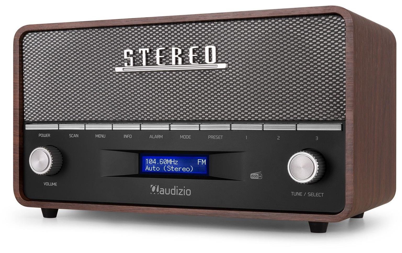 Audizio Corno Retro DAB+ Radio, FM, BT, grau