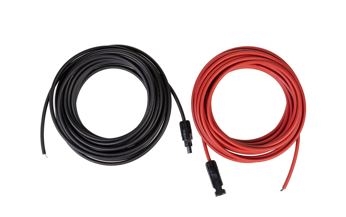 F.power Solarkabel FC4-OE 6mm2 10m Offenes Ende, MC4 kompatibel, 2x 10m