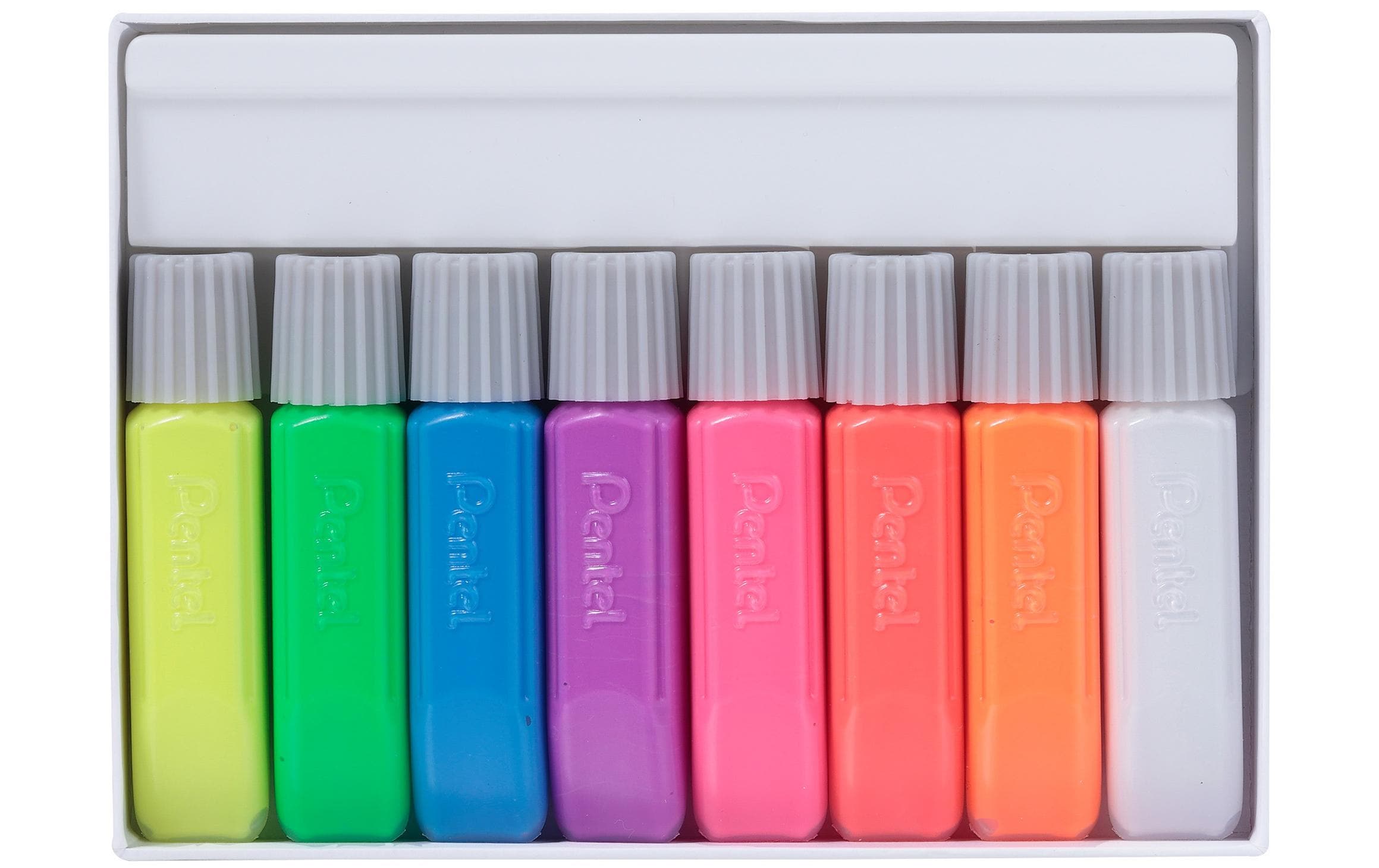 Pentel Stoffmalfarben 8-Fluo Farben Set