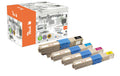 Peach Toner für OKI C510/530 MultiPack 4x5000 Seiten, b,c,m,y