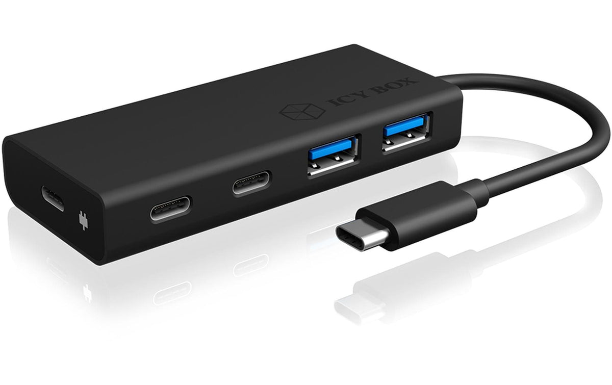 ICY BOX IB-HUB1426-CPD, je 2xType-A/C,1x PD Anschluss zum PC USB Type-C