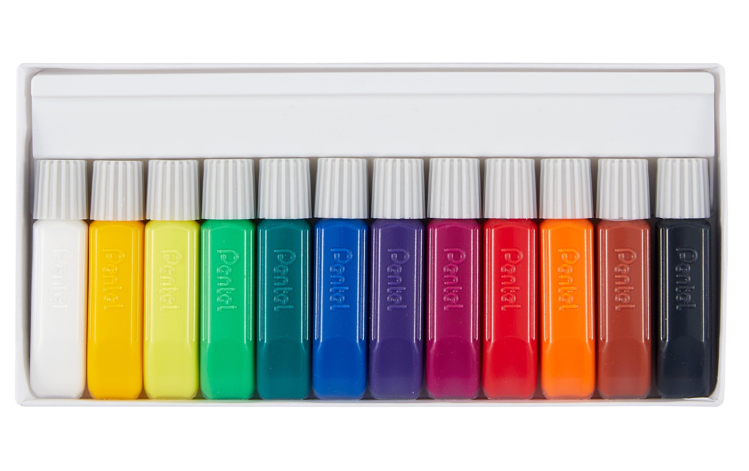 Pentel Stoffmalfarben 12-Farben Set