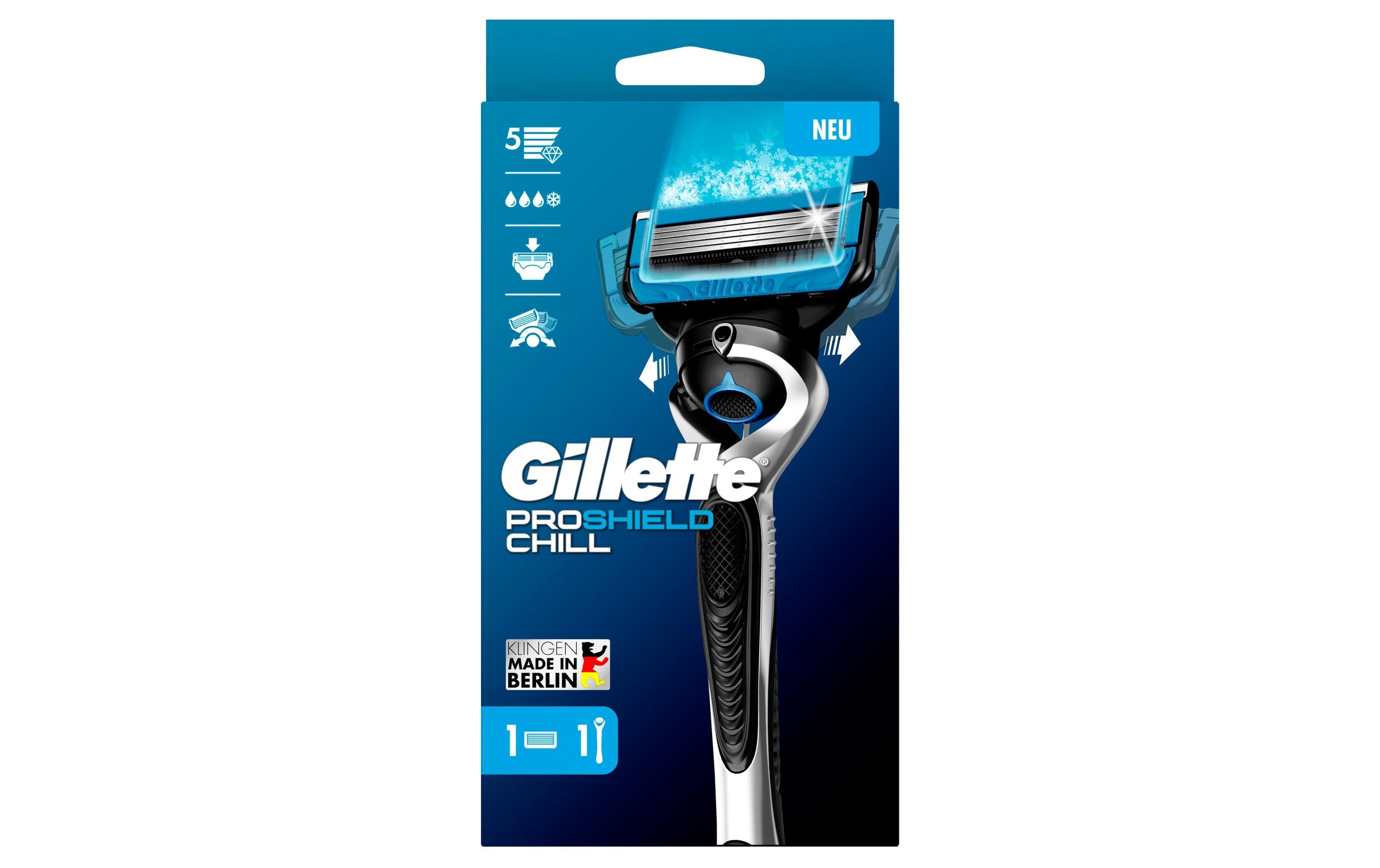 Gillette ProShield Chill Rasierapparat mit 1 Klinge