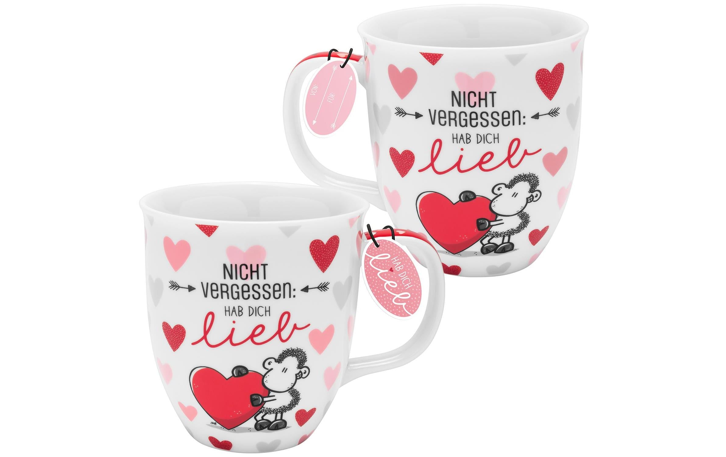 Sheepworld Tasse Nicht vergessen D: 9cm, H: 10cm / 40cl