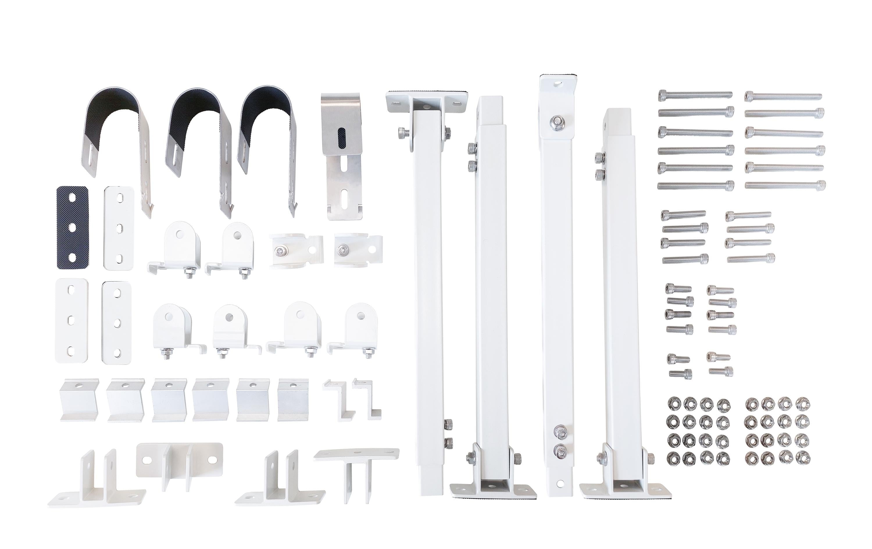 Technaxx Solar Halterung 2-Sets TX-246 für Balkon, Boden, Wand