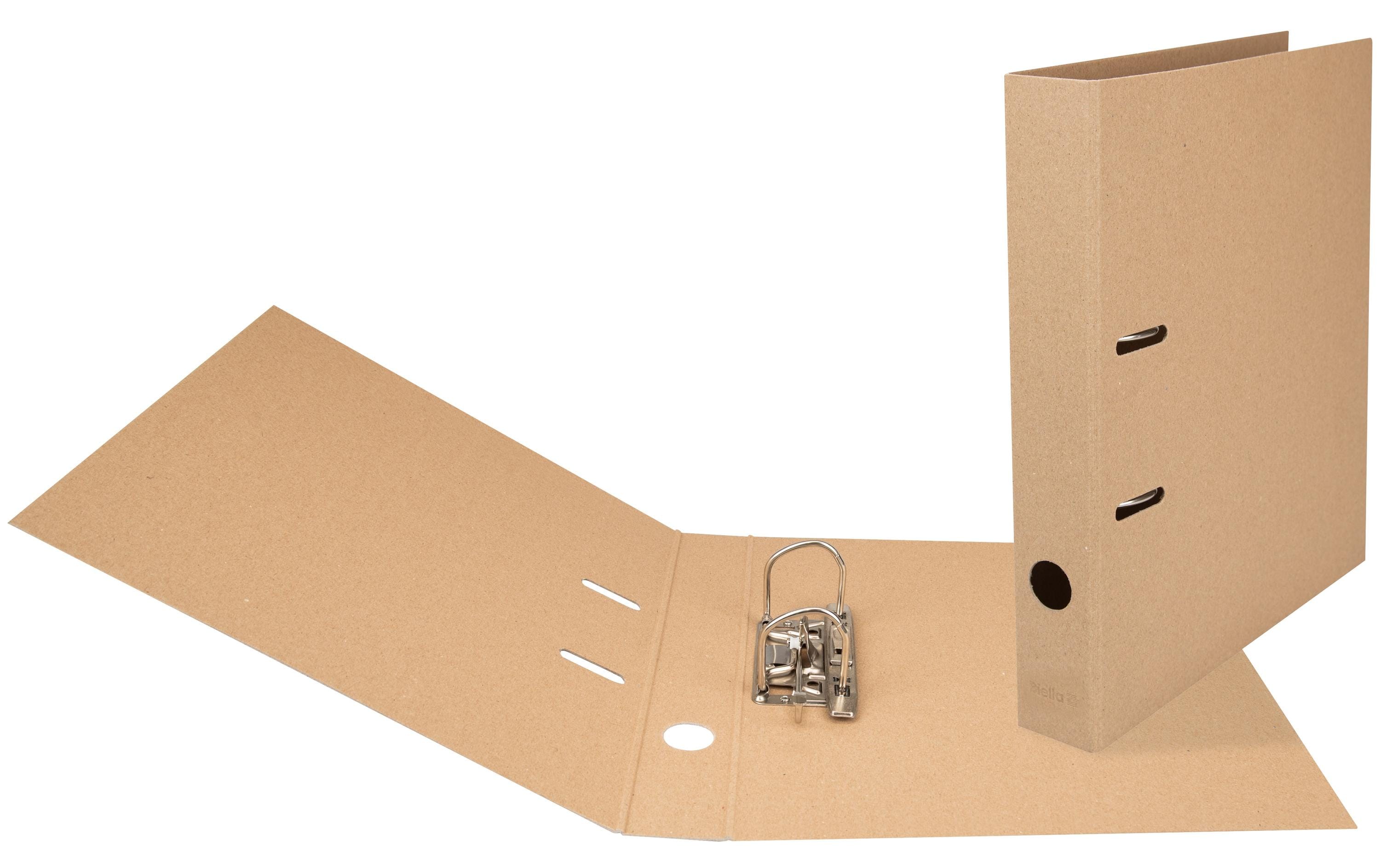 Biella Ordner Minimal Design A4 4cm Recycling Karton, Hebelmechanik Strong