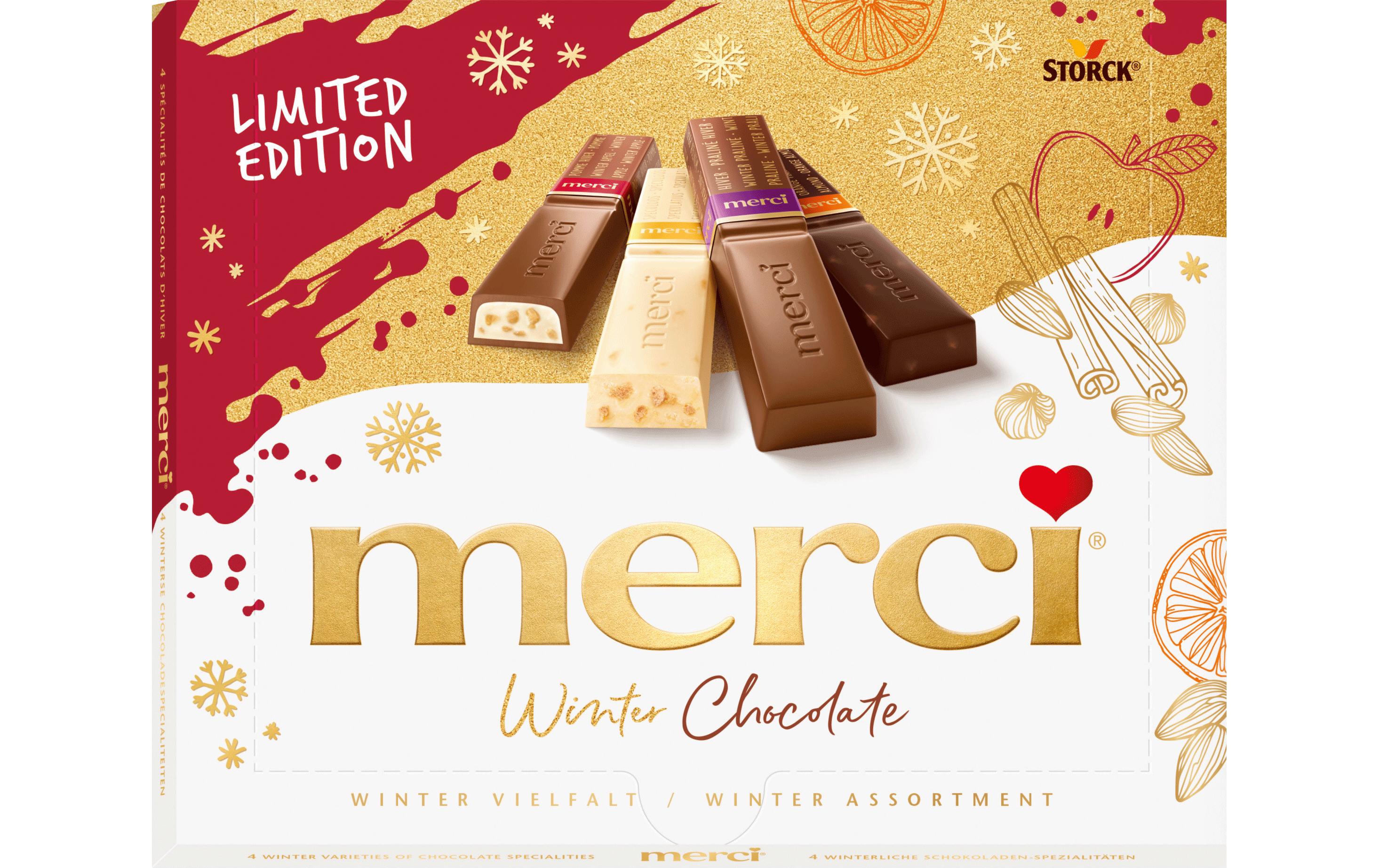Merci Finest Selection Winter Chocolate Vielfalt 250 g