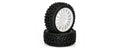 Hobbytech MAXI CROSS  1:8 Preglued BUGGY Tyres on white wheels
