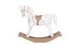 CHALET Dekofigur Schaukelpferd 13x4x11cm weiss
