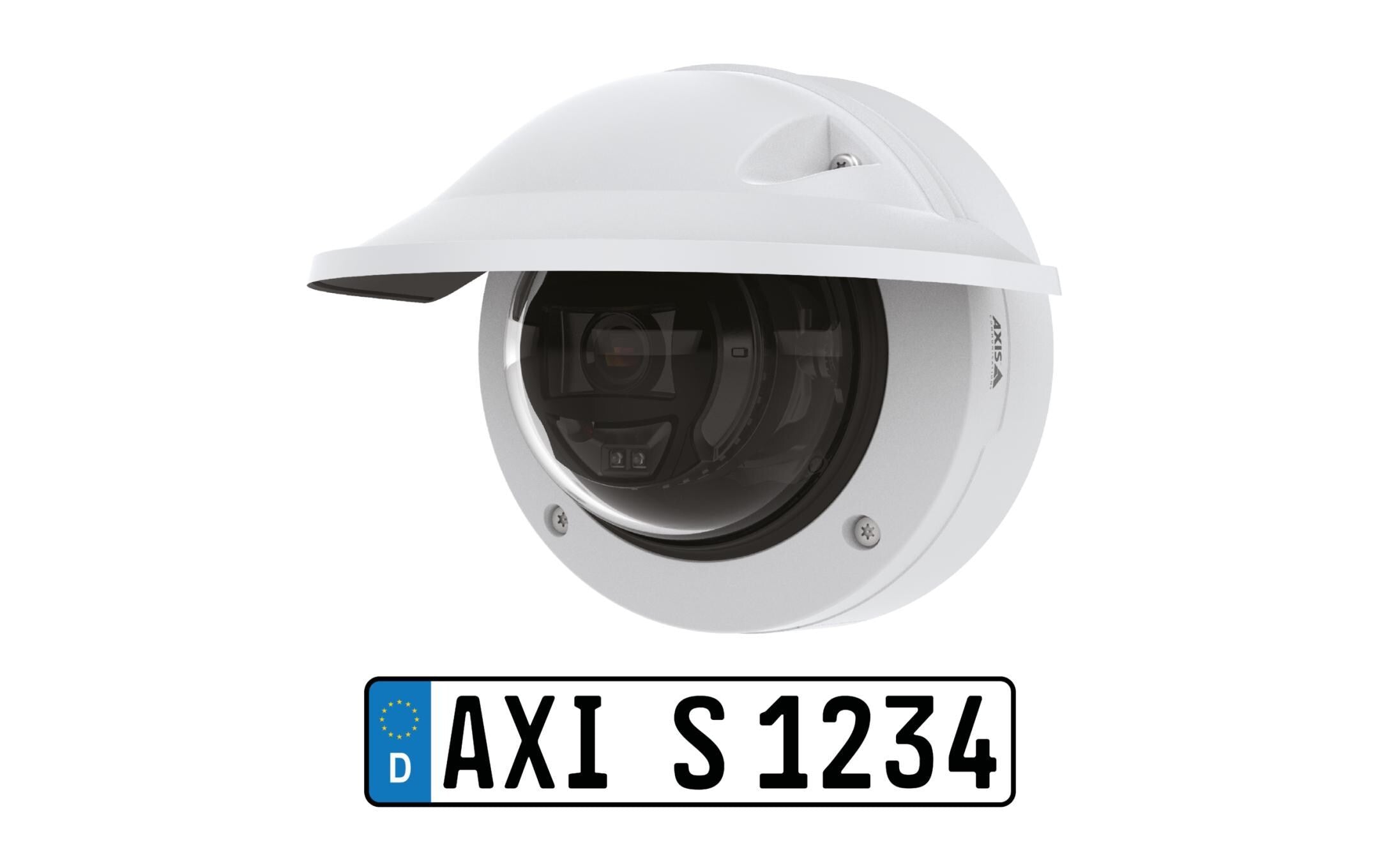AXIS Netzwerkkamera P3265-LVE-3 Outdoor, Dome, 2MP, IR LED, LPR Kit