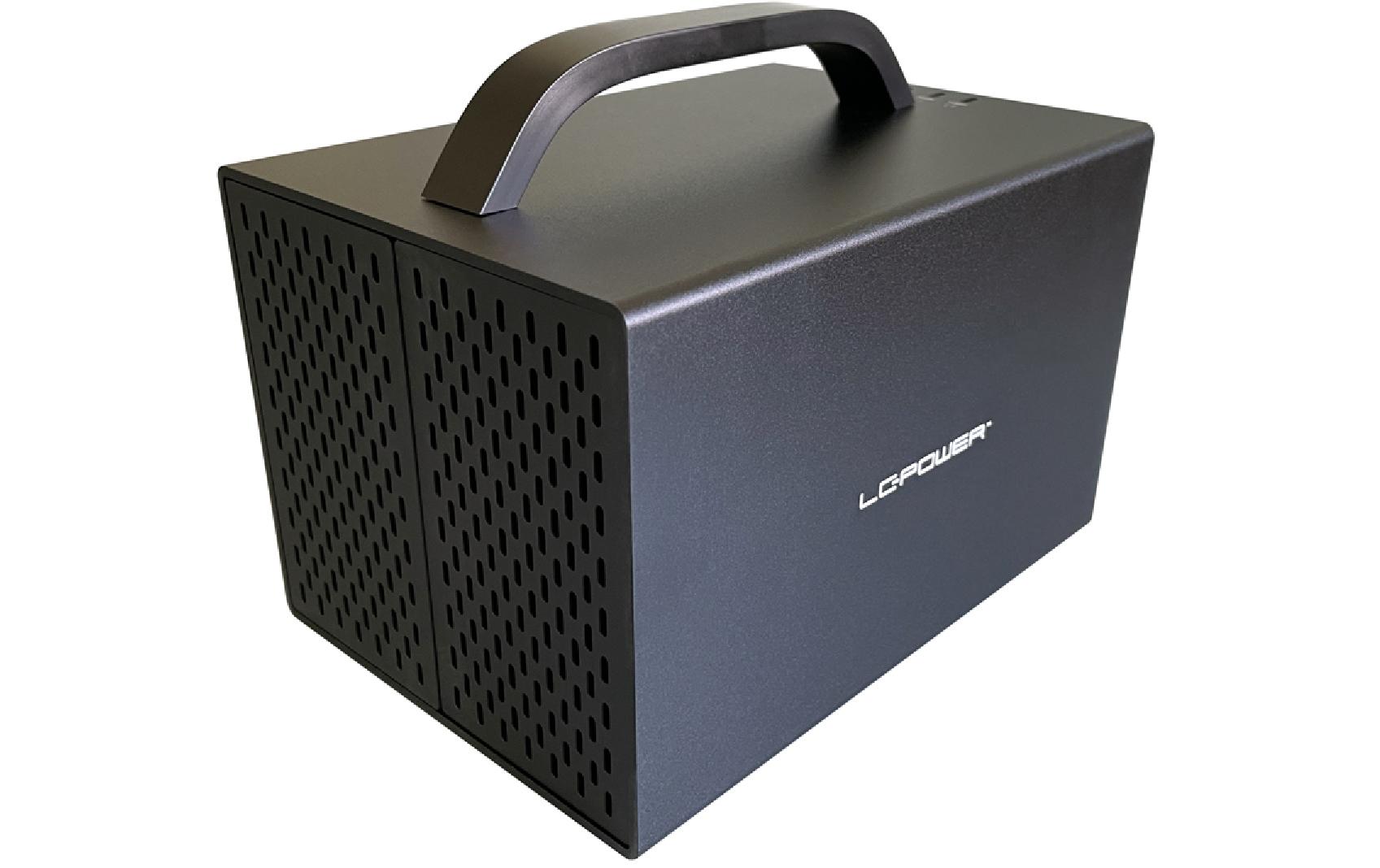 LC-Power ext. 3.5" RAID-Gehäuse schwarz, USB3.0, für SATA HDD, RAID