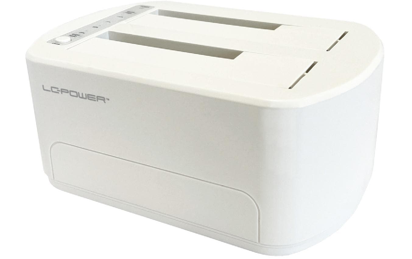 LC-Power LC-DOCK-U3-IV, SATA  HDD Dock. USB 3.2, weiss