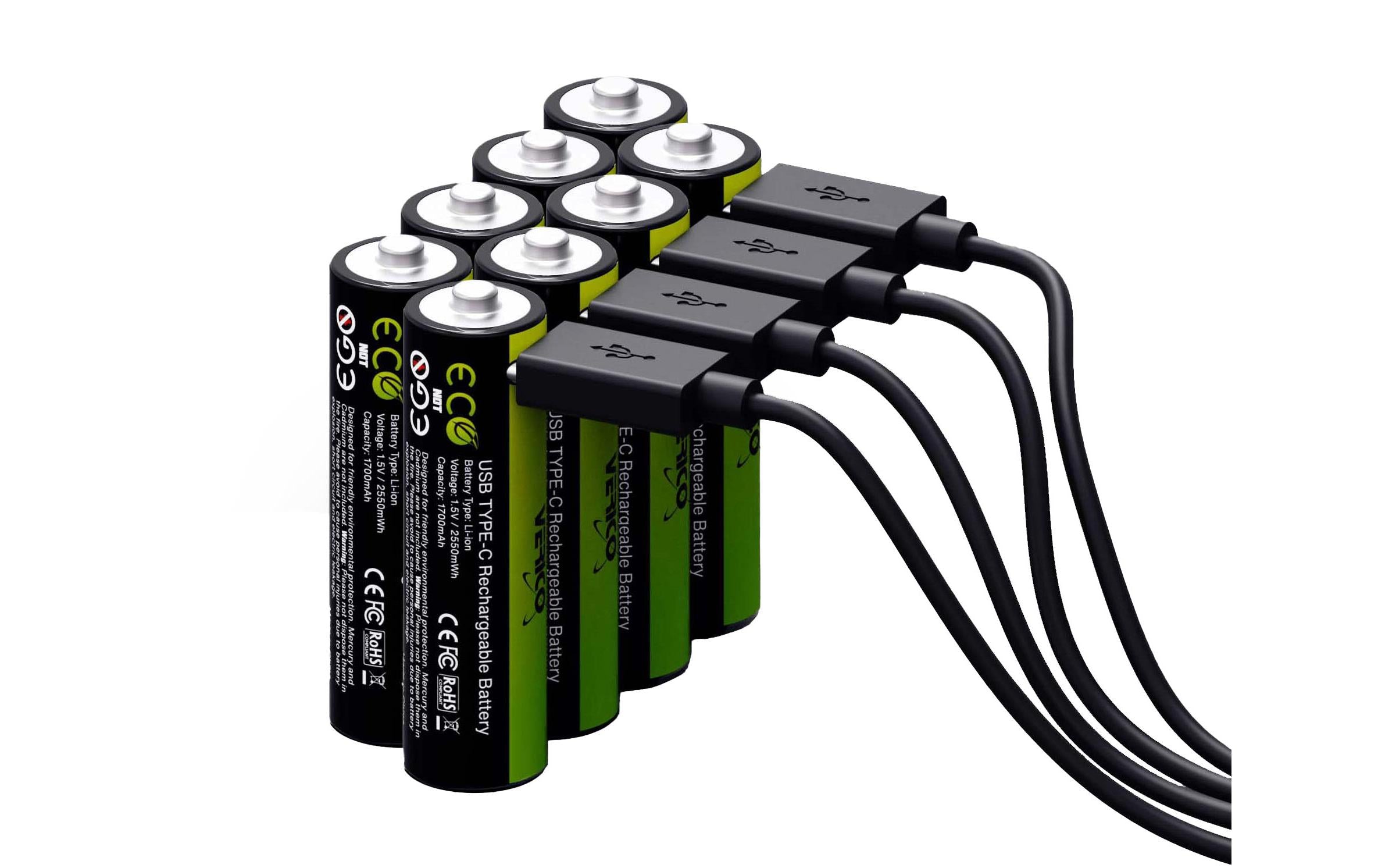 Verico Akku AA LoopEnergy AA1700 8x 1.5V, 1700mAh, 8er Pack