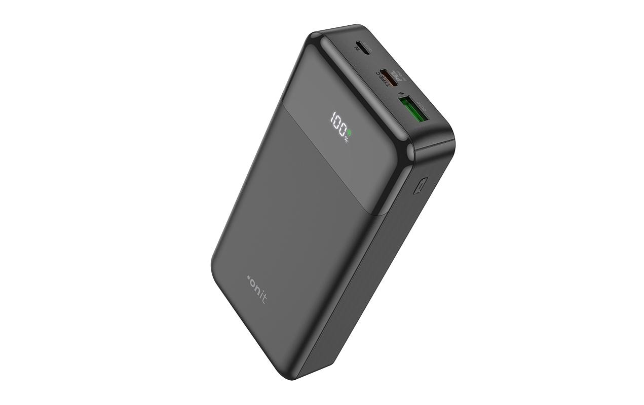 onit Powerbank 20000mAh PD 20000 mAh, schwarz
