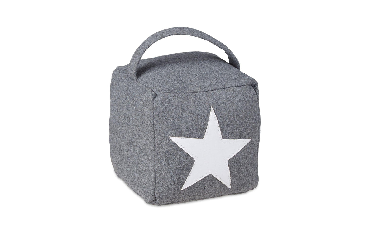 relaxdays Türstopper Stern Grau Grösse H x B x T: ca. 20 x 15 x 15 cm