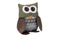relaxdays Türstopper Eule Polyester, ca. 24 x 14 x 14 cm