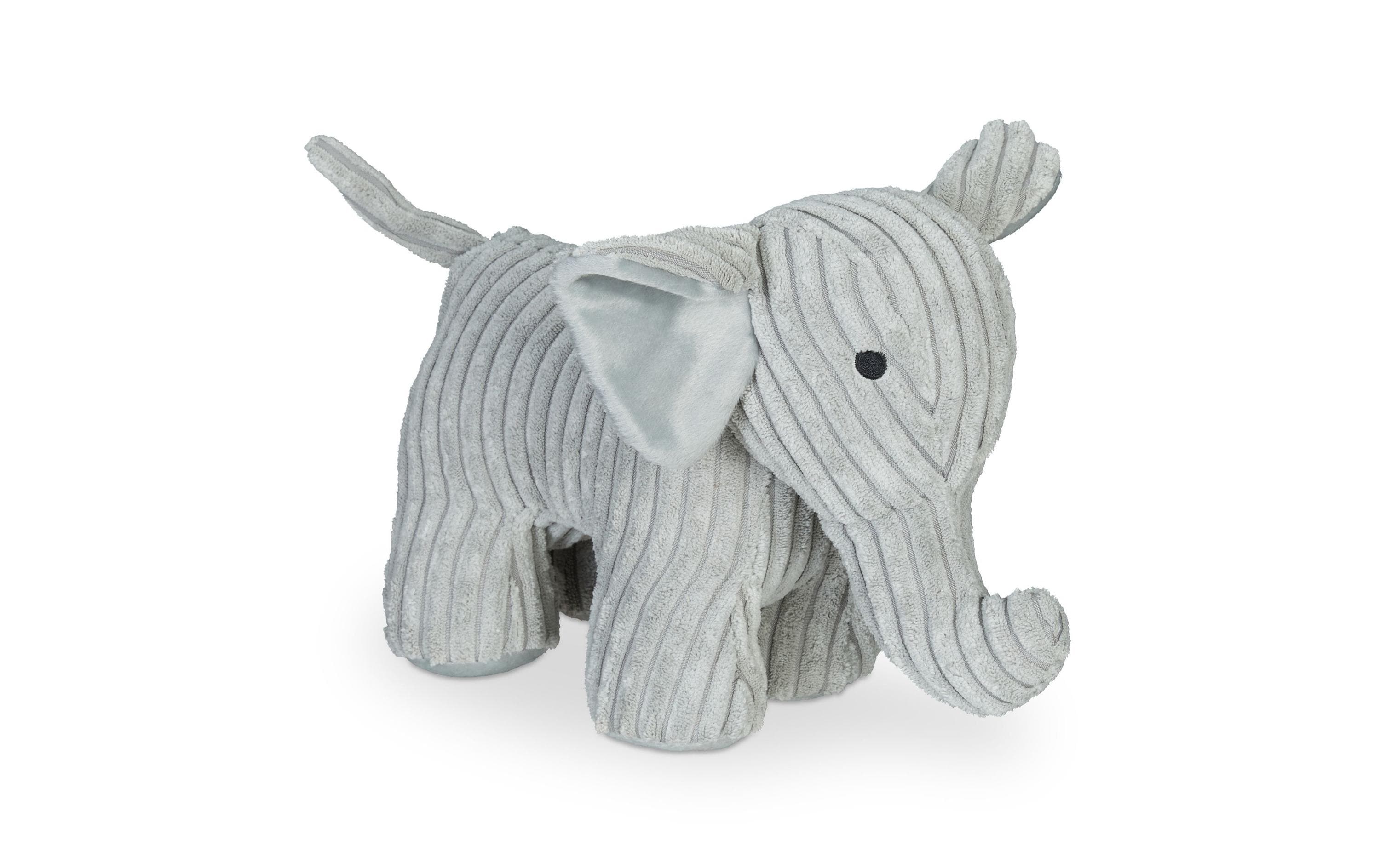 relaxdays Türstopper Elefant Polyester, ca. 22 x 14 x 38 cm