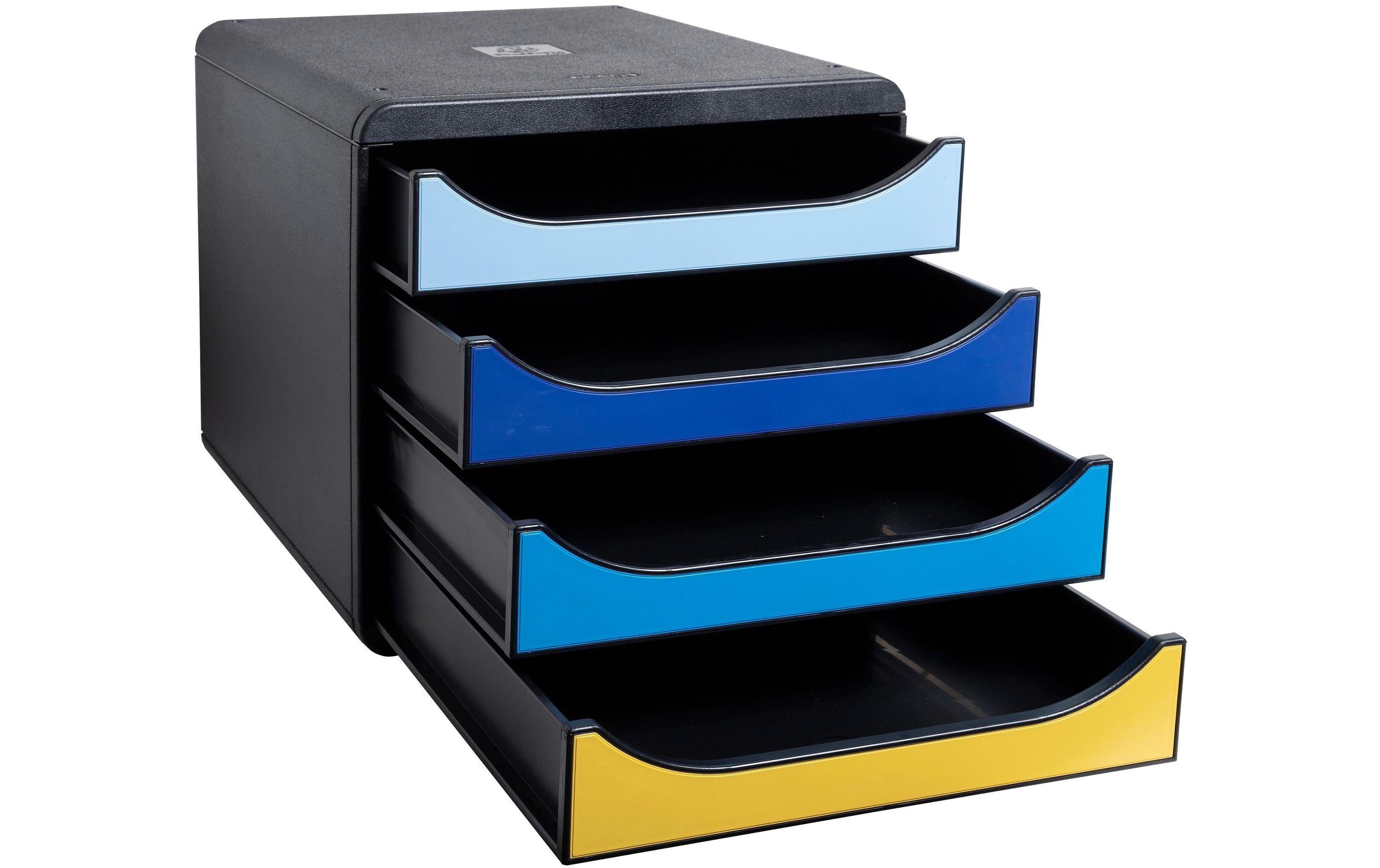 Exacompta Schubladenbox Big-Box Bee Blue 4 Schubladen