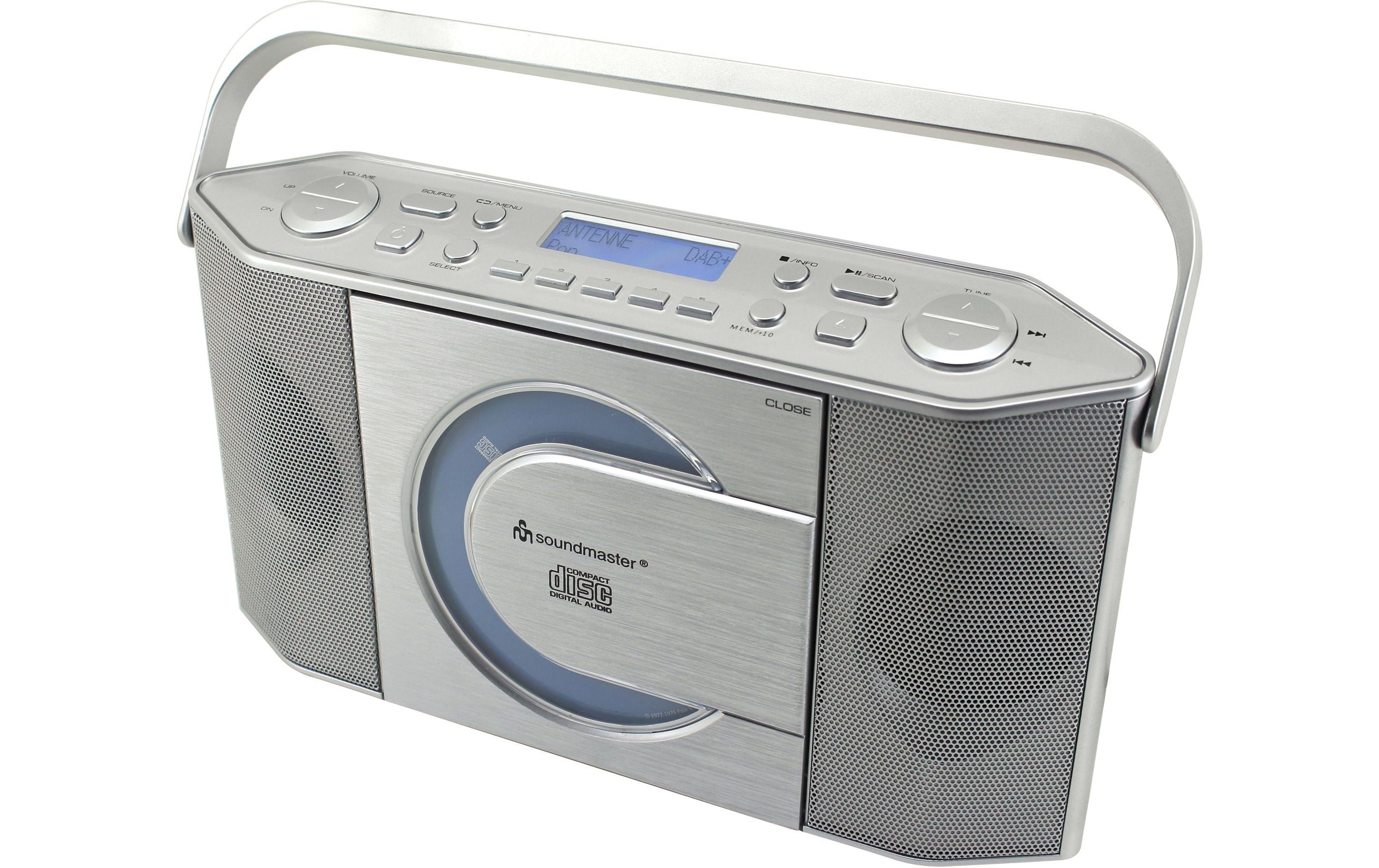 Soundmaster RCD1770SI DAB+/UKW Digitalradio, silber