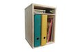 Holz ZollhausSitz-undAufbe.Hocker aus Holz Traglast 80kg gesamt Fach 5kg,43.1x30x30 cm