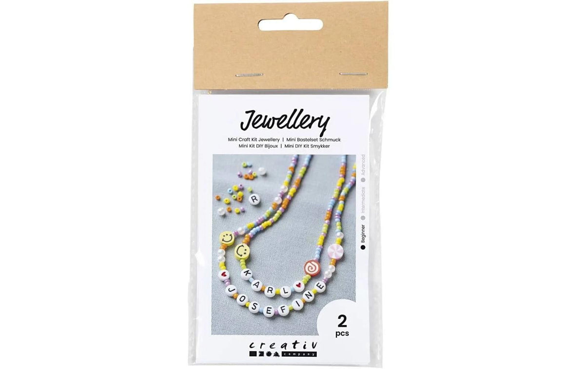 Creativ Company Mini Bastelset Schmuck Halsketten, Anleitung
