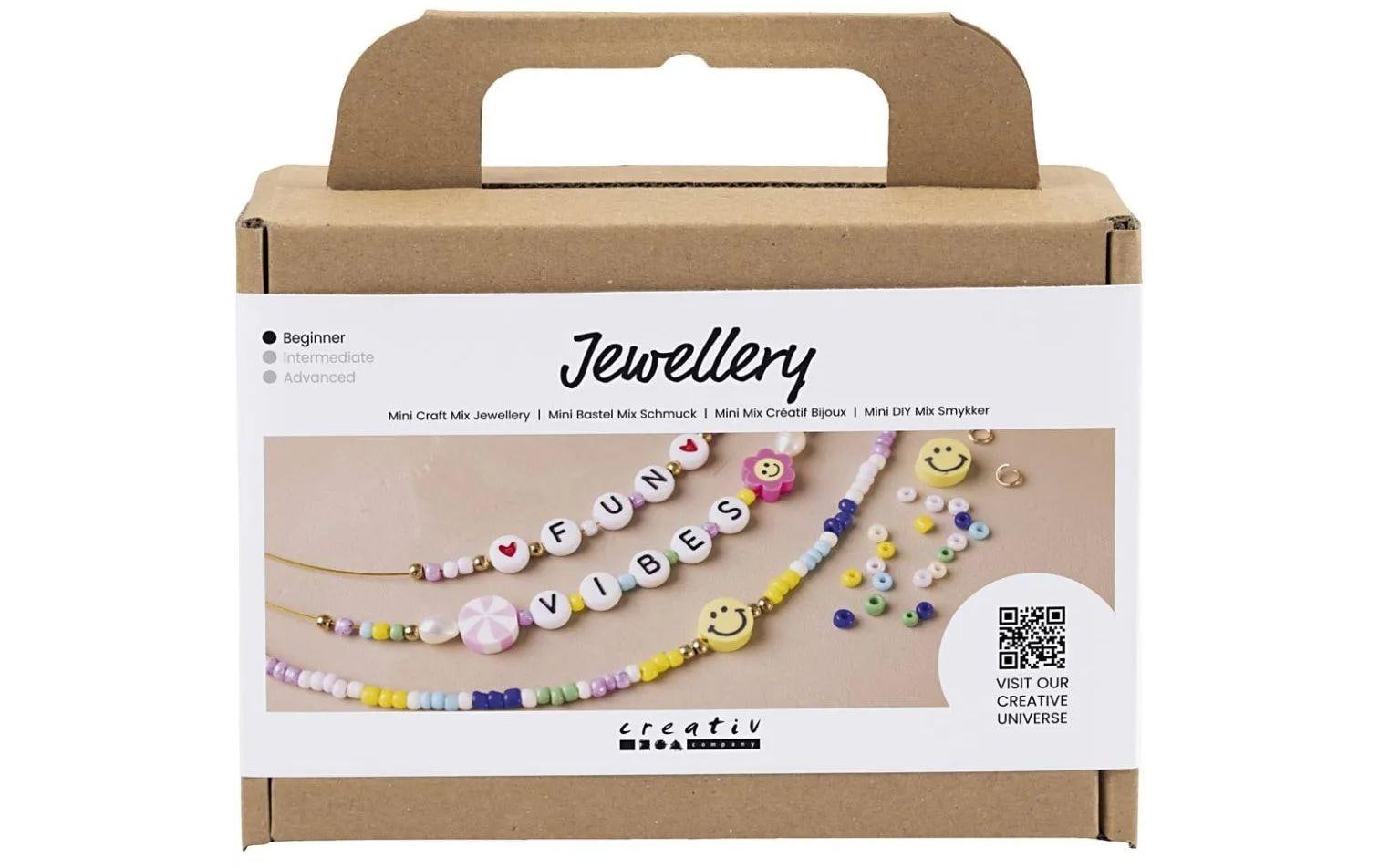 Creativ Company Mini Bastelmix Schmuck Halskette, inkl. Anleitung