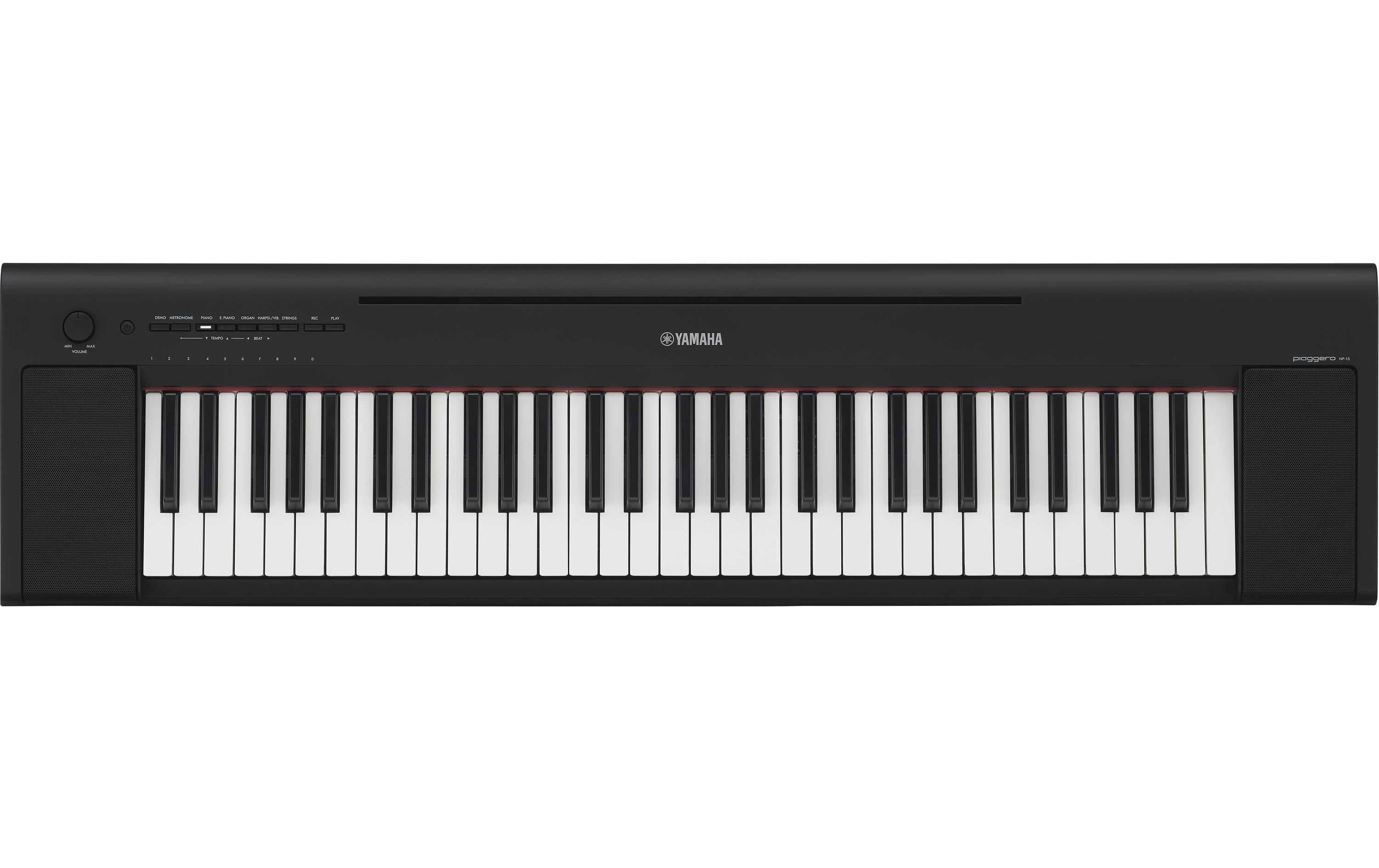 Yamaha NP-15B Portable Keyboard, 61 Keys, schwarz